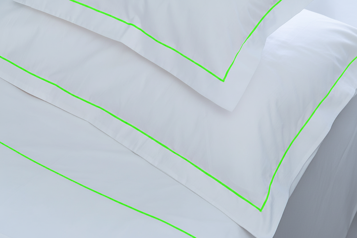Neon Straight Stitch Duvet Cover