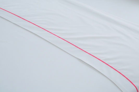 Neon Pink Stitch Close-Up